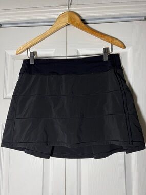 Lululemon Pacesetter Mini Skirt Women’s 8 Black